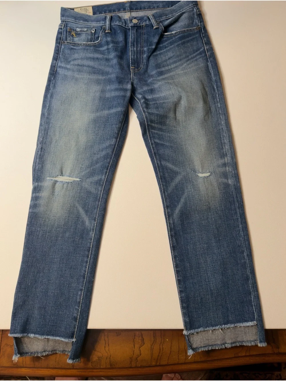 EUC Men's Polo Ralph Lauren Blue Denim Jeans Classic Mid Wash Size 29/25